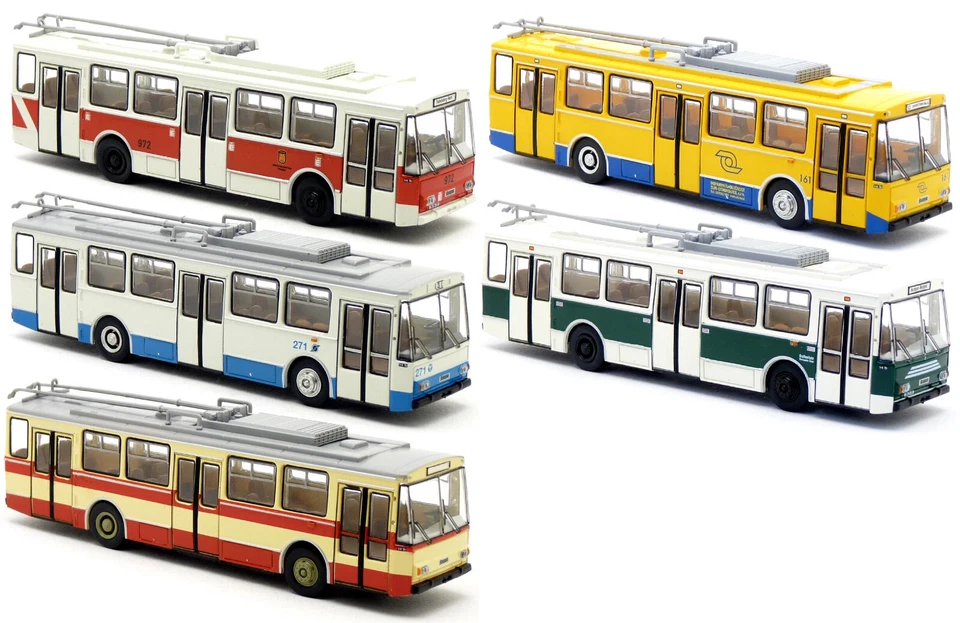 Brekina Skoda 14 Tr O-Bus Stadtbus Oberleitungsbus DDR Trolleybus 1:87 H0 - Bild 1 von 1