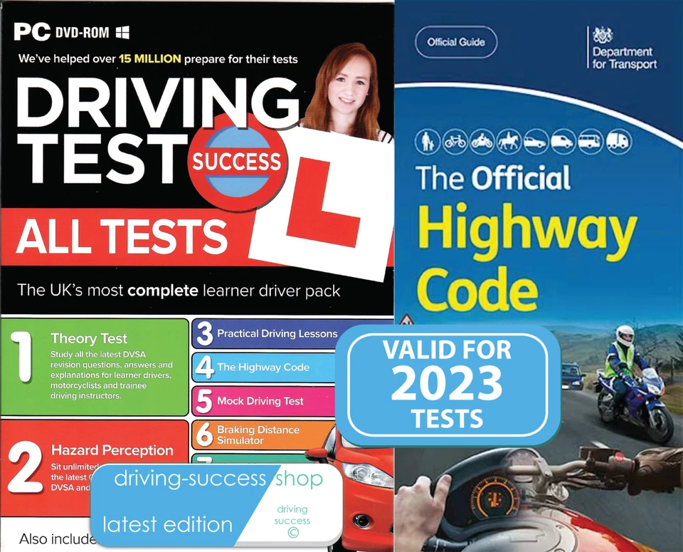 Theory Test & Hazard Perception PC DVD ROM & Highway Code Book - Image 1 of 1