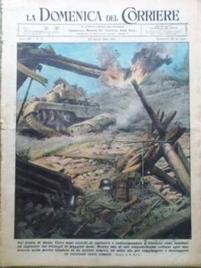 La Domenica del Corriere 23 Aprile 1944 WW2 Alluvione Argentina Anzio Vigilia - Imagen 1 de 1