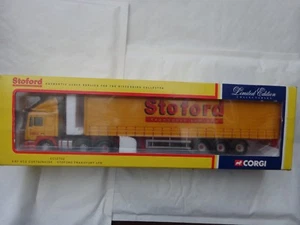 1/50 CORGI CC12702 ERF ECS CURTAINSIDE STOFORD TRANSPORT LTD TRUCK - Picture 1 of 1