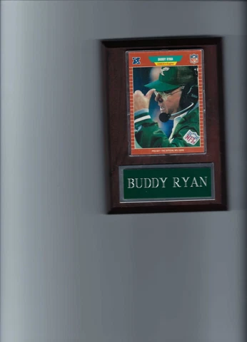 BUDDY RYAN PLAQUE PHILADELPHIA EAGLES NFL FOOTBALL   C Cover
