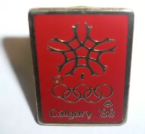 1988 WINTER OLYMPICS CALGARY CANADA Original Pin with Official Logo VERY RARE!!! - Picture 1 of 3