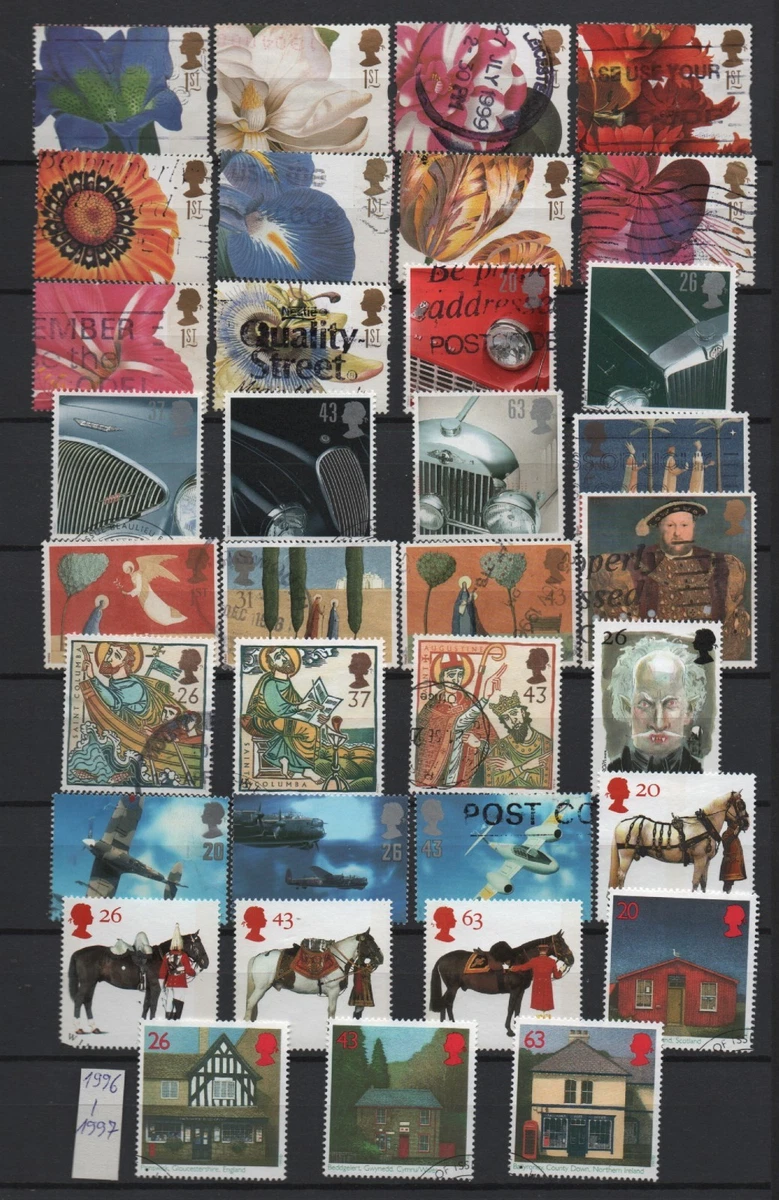 Prophila Collection – 100 Verschiedene Sondermarken & Großformate Aus Großbritannien Für Sammler