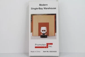 Herpa Promotex Modern Single-Bay Warehouse No. 6323 gray colour - 1:87 /H10335 - Bild 1 von 2