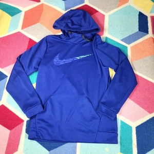 Nike Therma-FIT Pullover Hoodie Blau Sport Training Activewear - Bild 1 von 5