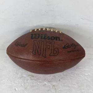 De colección Wilson Oficial NFL Fútbol Pete Rozelle Cuero Hecho en EE. UU. Sostiene Aire - Imagen 1 de 9