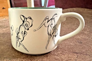 Great Disney Sketchbook Bambi Coffee Mug Cup Green Inside - Picture 1 of 8