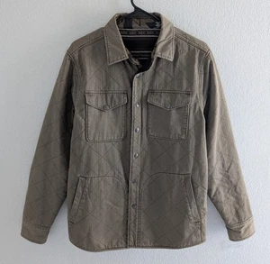 Faherty Doug Reversible Bondi Jacket Men's Size Medium Olive Black Star Nation - Picture 1 of 9