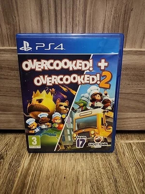 Overcooked + Overcooked 2 (Sony PlayStation 4 PS4, 2019) PAL Foto 1 de 4
