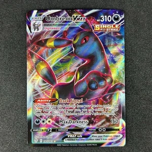 Pokémon Umbreon VMAX Espada y Escudo Cielos en Evolución Ultra Raro #095 - Imagen 1 de 3