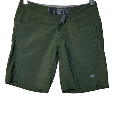 Pantalones Cortos Mountain Hardwear Verde Oliva Exterior Nylon Senderismo Escalada Para Mujer 6 Foto 1 de 4