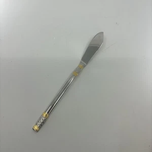 AEGEAN WEAVE Gold BY WALLACE Korsika 18/10 rostfreies flaches Buttermesser - Bild 1 von 5
