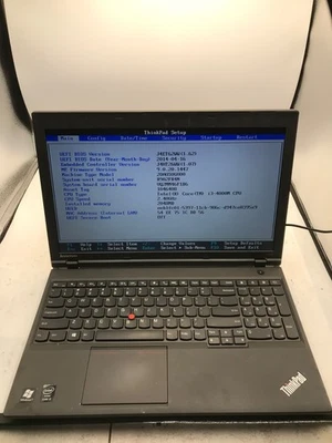 Lenovo ThinkPad L540 Intel Core i3-4000M 2.4GHz 15" Laptop NO HDD/BATT -MZ - Image 1 of 4