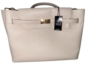 CALL IT SPRING Borsa a mano 100% Vegan con tracolla, nuova con etichetta! - Foto 1 di 4