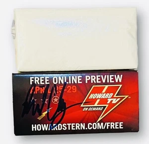 HOWARD STERN RARE Promotional HowardTV Tissues SIRIUS Signed Ronnie/Richard 2007 - Picture 1 of 4