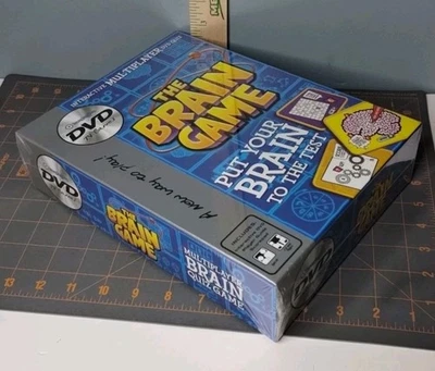 NEW/SEALED  "The Brain Game" Interactive Multiplayer DVD Quiz Game w Scorepad - Image 1 of 3