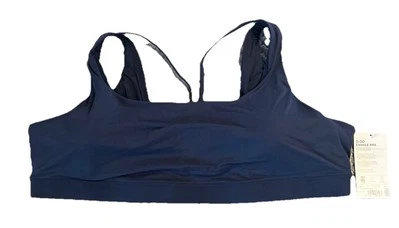 Sujetador deportivo Athleta Exhale talla 3X azul marino yoga correr entrenamientos caminar Foto 1 de 4