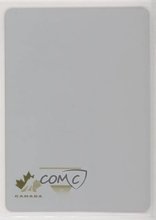 2019 Team Canada Juniors Printing Plate Yellow 1/1 Bill Barber #90 HOF 1tr - Image 1 of 3