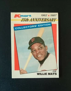 Willie Mays San Francisco Giants 1987 Topps Kmart 25th Anniversary #8 NM-MT - Picture 1 of 2
