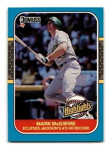 Mark McGwire 1987 Donruss Highlights #46 Oakland Athletics NM-MINT - Picture 1 of 2