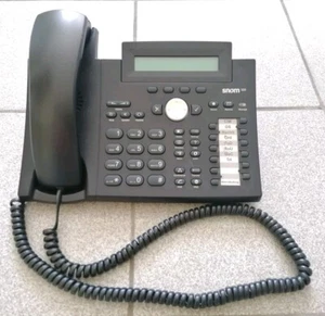 Snom 320, VoIP Phone, Telefon mit Hörer für Festnetz - Bild 1 von 6