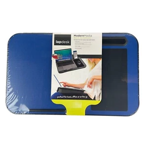 LAPDESK modern media angled pillow laptop phone tablet Docking station mouse pad - Afbeelding 1 van 7