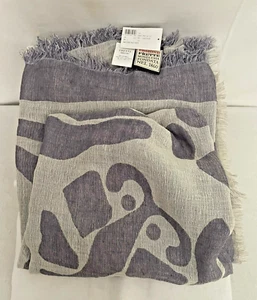 NEW! “Frette” Throw Wool/Linen Woven - Picture 1 of 8
