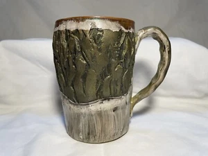 Tazza Legno Betulla Corteccia Caffè Tè Birra Tazza Succo Latte Tazza Acqua Italia #3259 - Foto 1 di 10