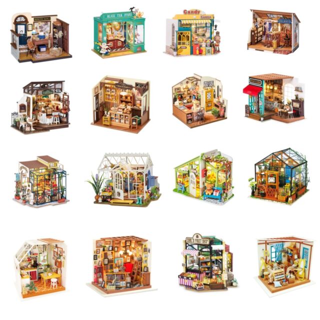 7 itens/lote miniatura casa de bonecas acessórios kits de