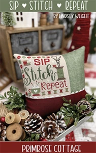 Sip Stitch Repeat~Primrose Cottage Stitches - Picture 1 of 1