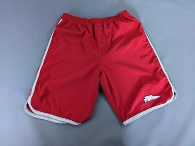 No Fear Board Shorts Mens Large Red Y2K Logo 32 Wide Quick Dry Swimming  - Image 1 of 4