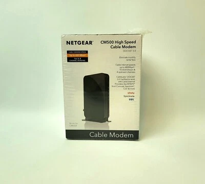 NETGEAR CM500 680 Mbps High Speed Cable Modem New Sealed - Image 1 of 4