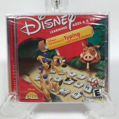 Disney's Learning Adventures in Typing With Timon & Pumbaa Ages 6+ Mac/WIN 1999 - Image 1 of 4