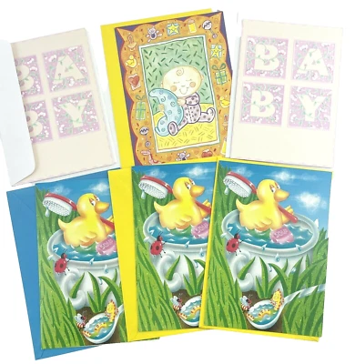 Burgoyne поздравительные открытки ребенка душа поздравления лот из 6 - Изображение 1 из 3