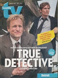 TV WEEKLY 2014 JAN. 12-18 TRUE DETECTIVE (FAIR/GOOD COND) - Picture 1 of 1