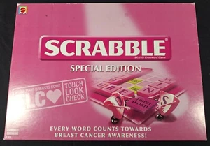 Scrabble Breast Cancer Research Choose Your Individual Spare/Replacement Parts - Picture 1 of 31