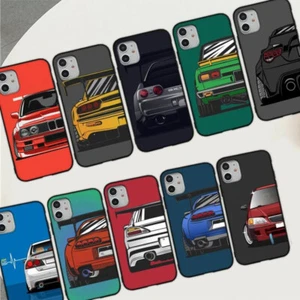 Case For iPhone 15 14 11 12 13 Pro Max XR XS 7 8 Cartoon Car Pattern Phone Cover - Picture 1 of 21