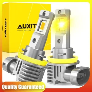 2PCS H11 H8 H16 LED Fog Light or DRL Bulbs 3000K Amber Yellow Canbus Error Free - Picture 1 of 8