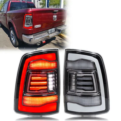 Luces traseras LED transparentes para Dodge Ram 1500 2500 3500 2009-2018 conjunto de luces traseras Foto 1 de 4