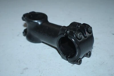 Bicycle Stem 1 1/8in Threadless 90mm +/- 7º Rise 31.8mm Black MTB USA Shipper :) - Image 1 of 4