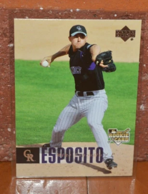 BASEBALL CARD UPPER DECK 2006 COLORADO ROCKIES MIKE ESPOSITO ROOKIE CARD - Image 1 of 2