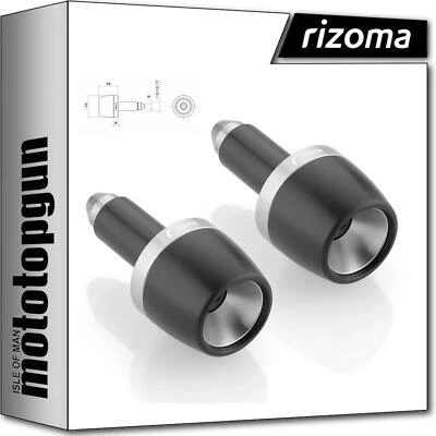 RIZOMA MA532A PAR TAPONES BARRA DUCATI DIAVEL 2014 14 2015 15 Foto 1 de 3