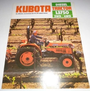 *Kubota L3750 Diesel 4 Wheel Drive Tractor Dealers Sales Brochure literature - Bild 1 von 2