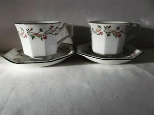 2 x Johnson Bros ETERNAL BEAU Tea Cups & Saucers - Picture 1 of 11