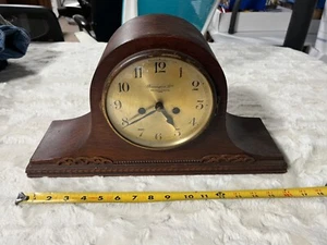 BRAVINGTONS LTD Kings Cross LUDGATE HILL LONDON Wind Up Mantle Clock - Picture 1 of 9