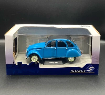 1:18 SOLIDO CITROEN 2CV6 - BLEU PETROLE - 1982 Ref : S1805026 - Immagine 1 di 3
