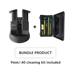 Fobus retention *BUNDLE* Double Mag Pouch Walther PPQ, 9mm / M2 / Springfield XD - Picture 1 of 7