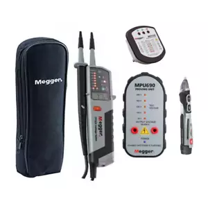 Megger TPT420 2 Pole Tester, MPU690 Proving Unit, MST220 & Voltstick KIT8D - Picture 1 of 6