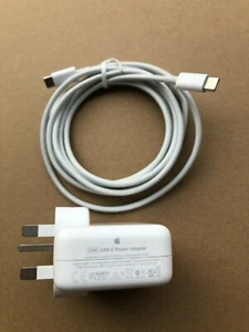 Genuine Apple 30W USB-C Macbook Pro & Air Power Adapter Charger With Cable A+ - Picture 1 of 2