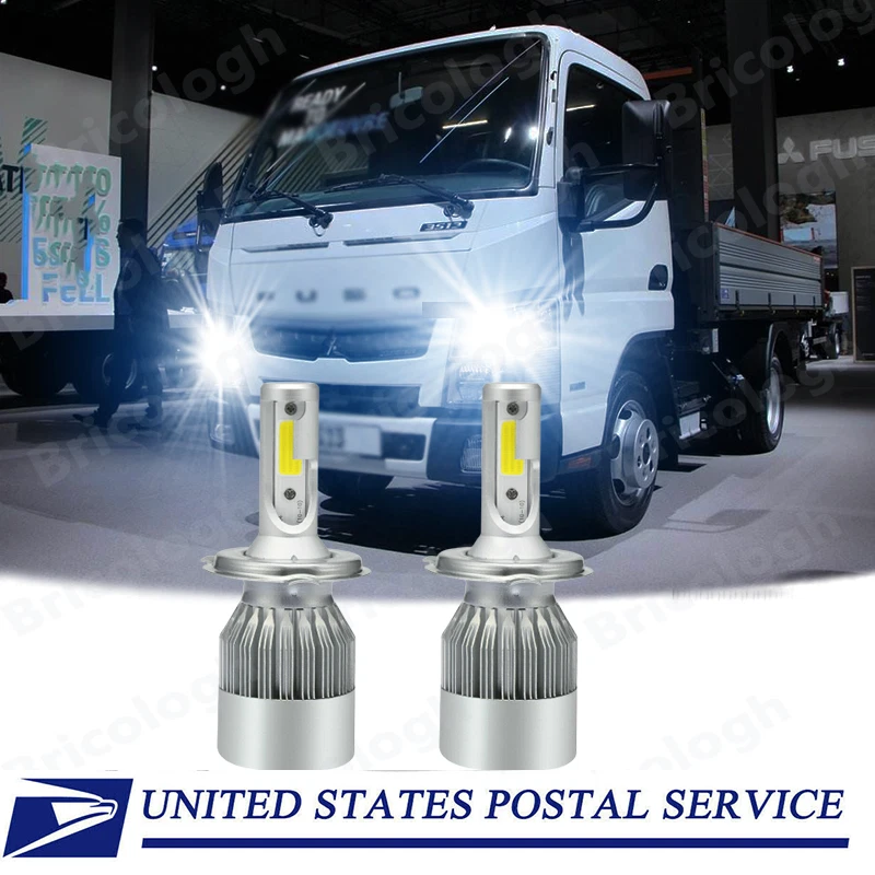 Fit 2012-17 Mitsubishi Fuso Canter FE125 180 12000LM H4 camión bombilla de faro LED Foto 1 de 4